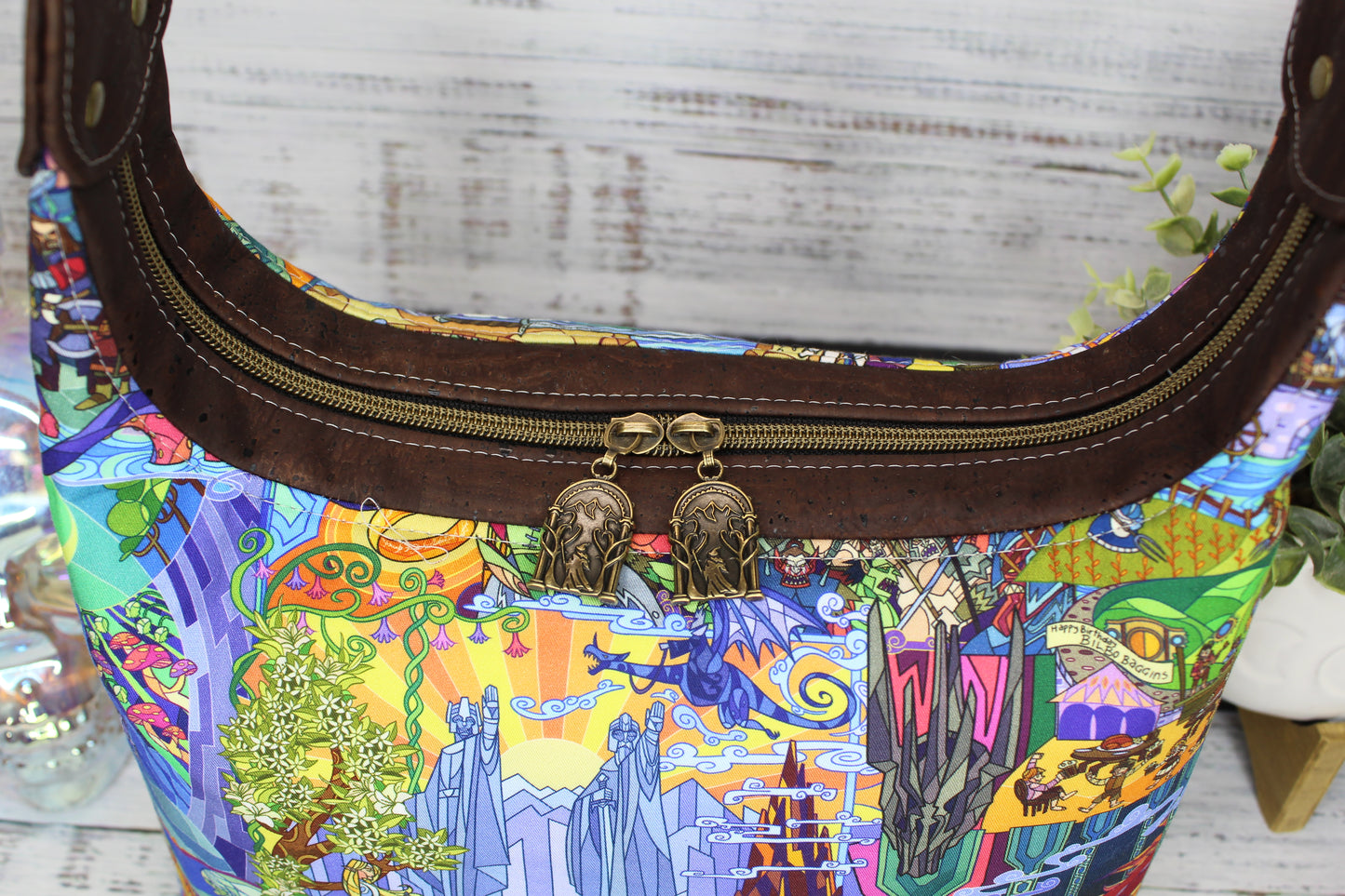 Stained Glass Fantasy Shoulder Bag