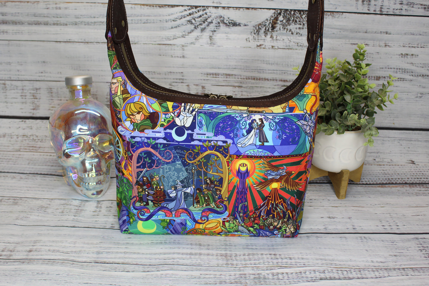 Stained Glass Fantasy Shoulder Bag