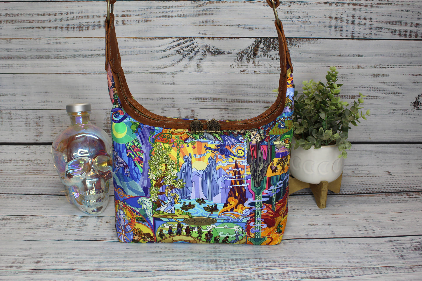 Stained Glass Fantasy Shoulder Bag