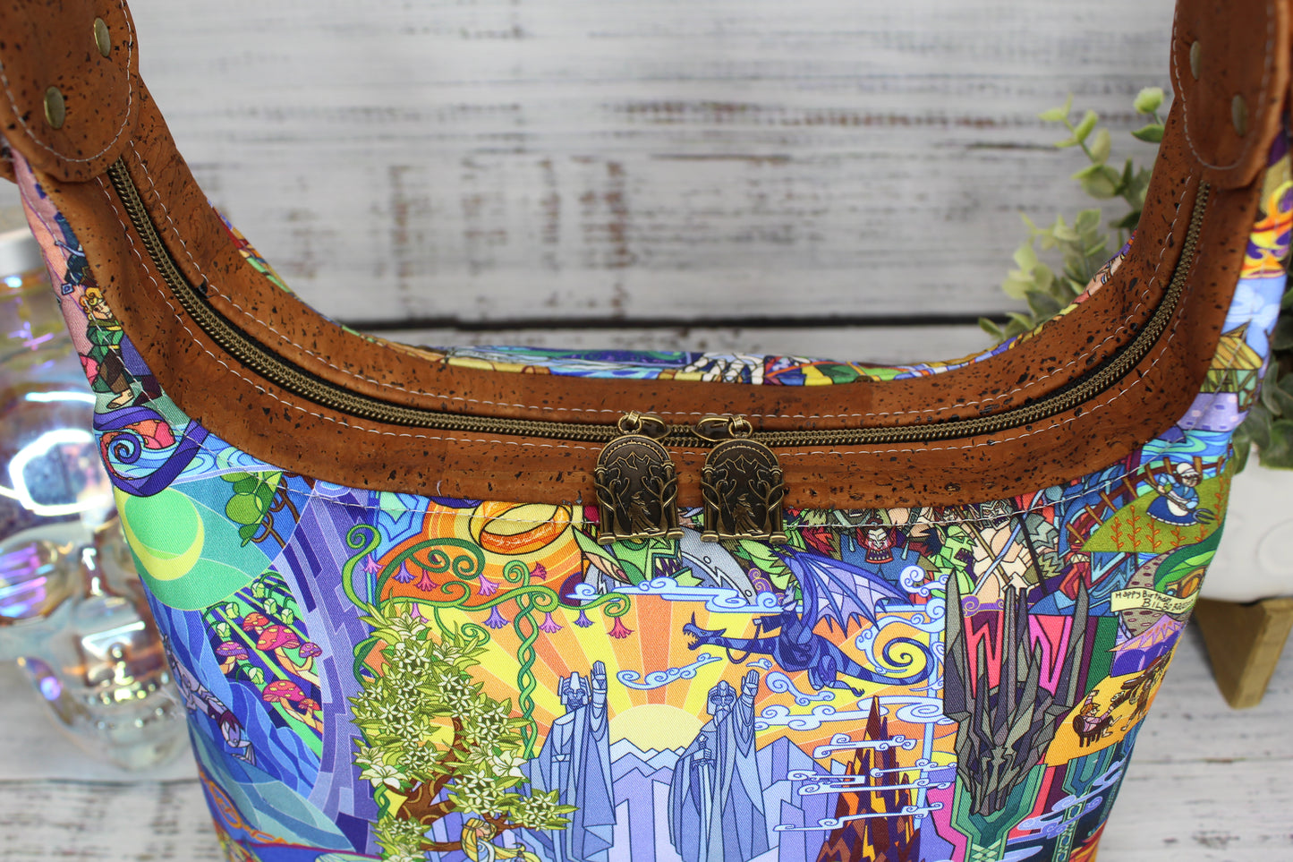 Stained Glass Fantasy Shoulder Bag