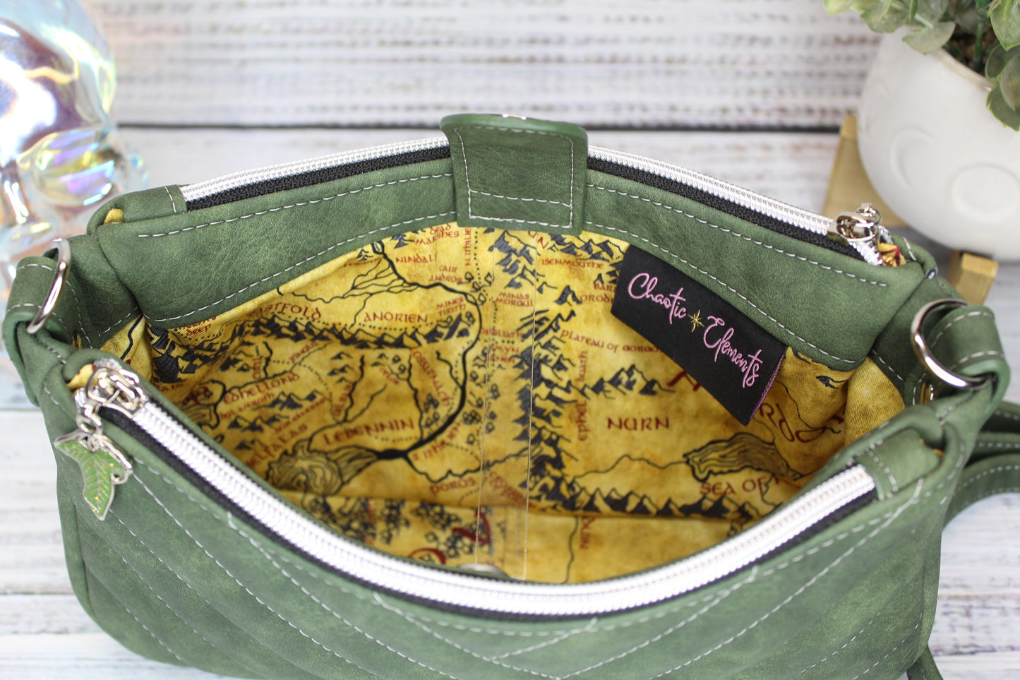 Fantasy Quote Crossbody Bag