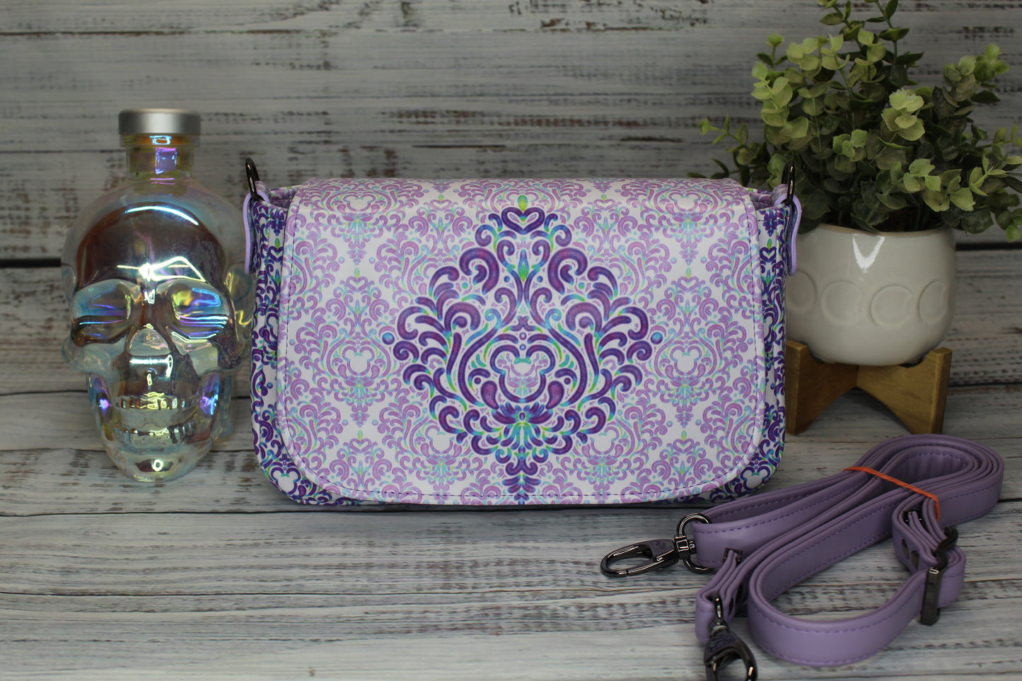 Purple Mouse Crossbody Bag