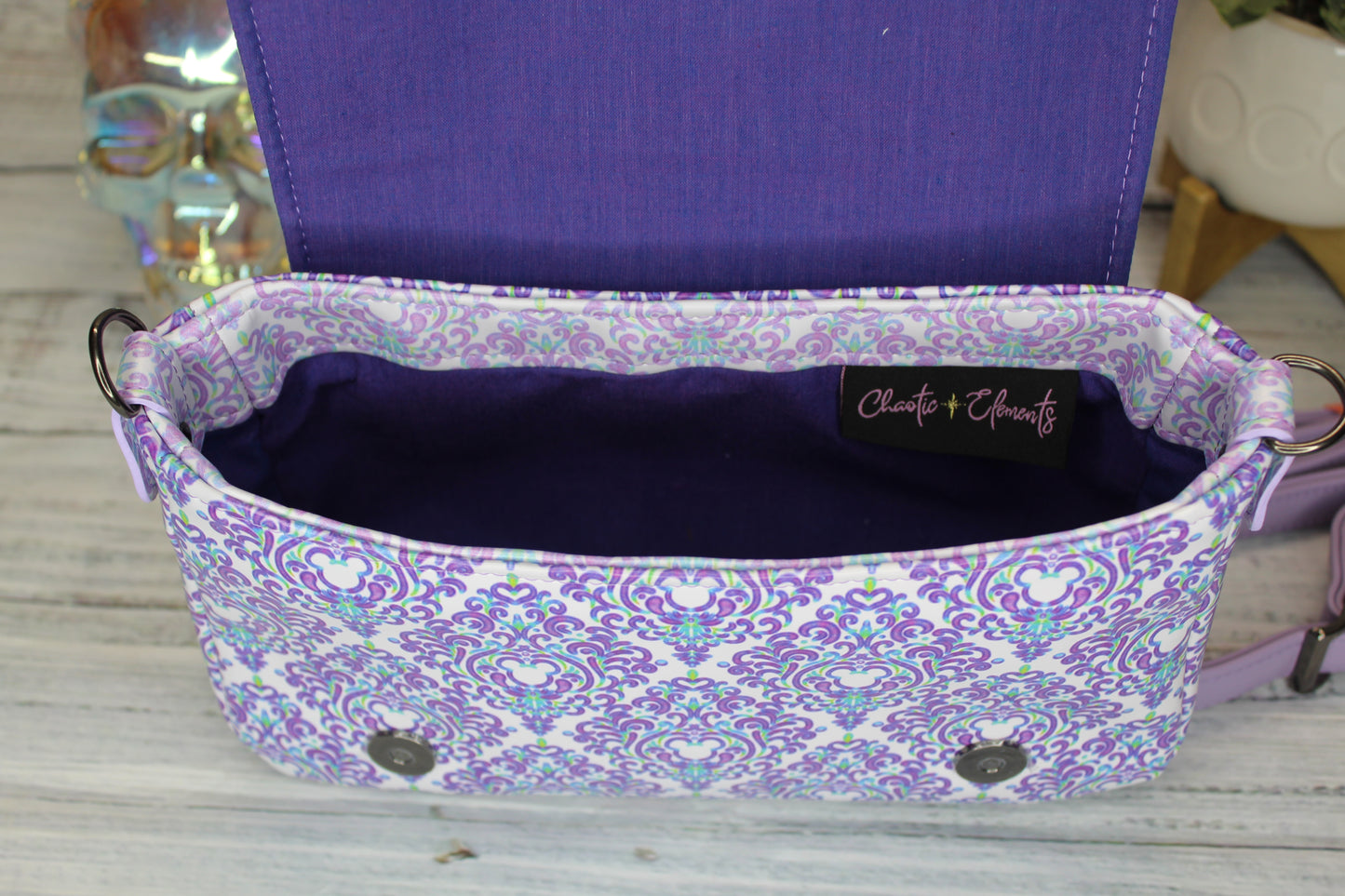 Purple Mouse Crossbody Bag