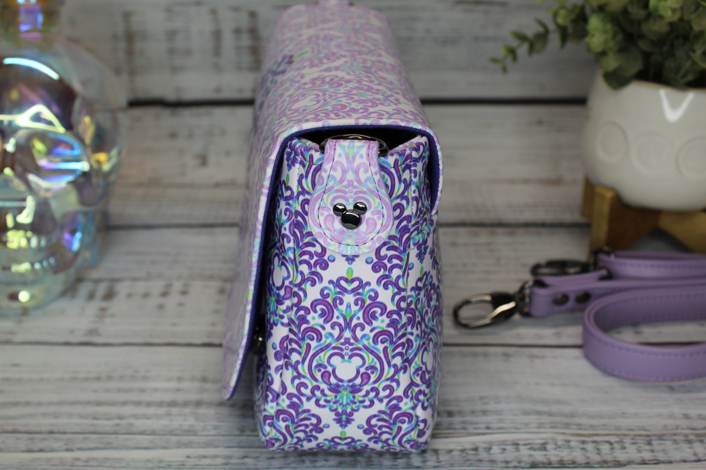 Purple Mouse Crossbody Bag