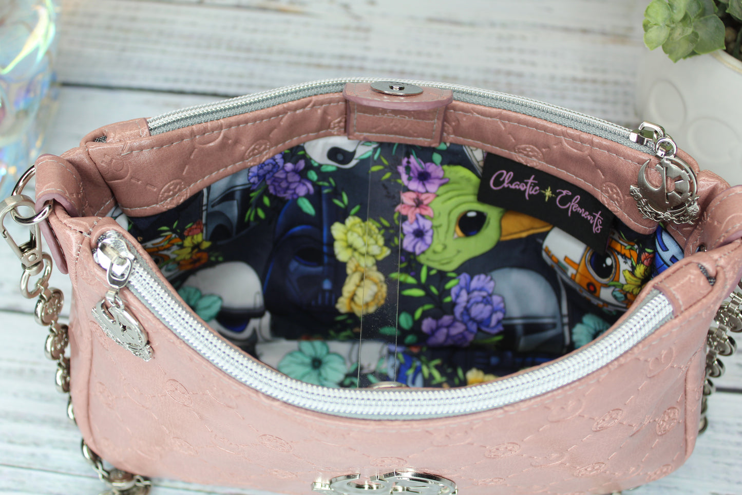 Pink Space Wars Crossbody Bag