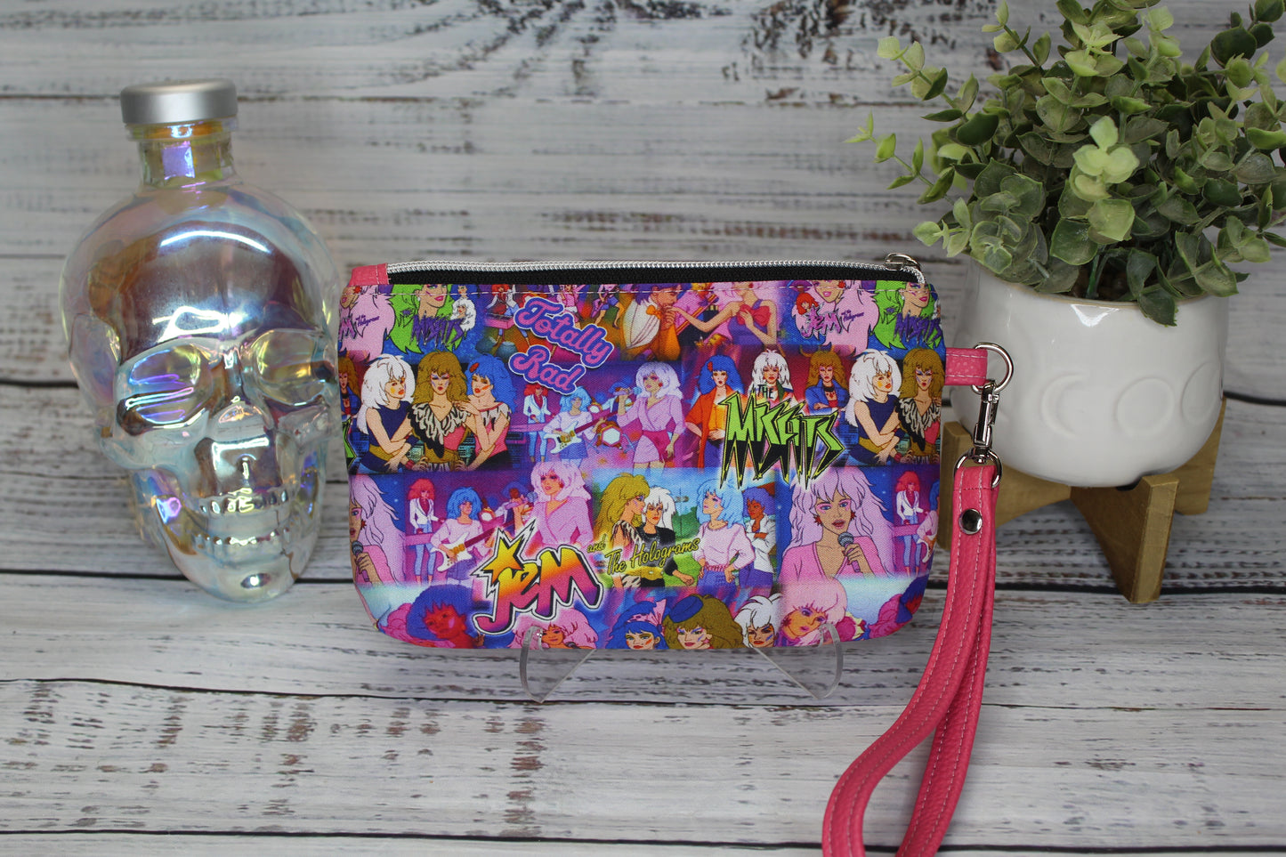 80's Cartoon Wristlet