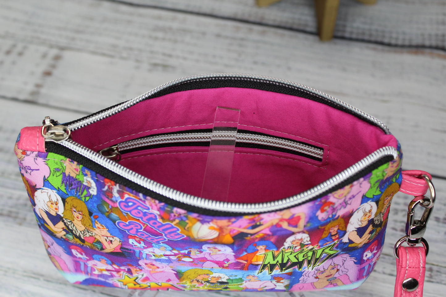 80's Cartoon Wristlet