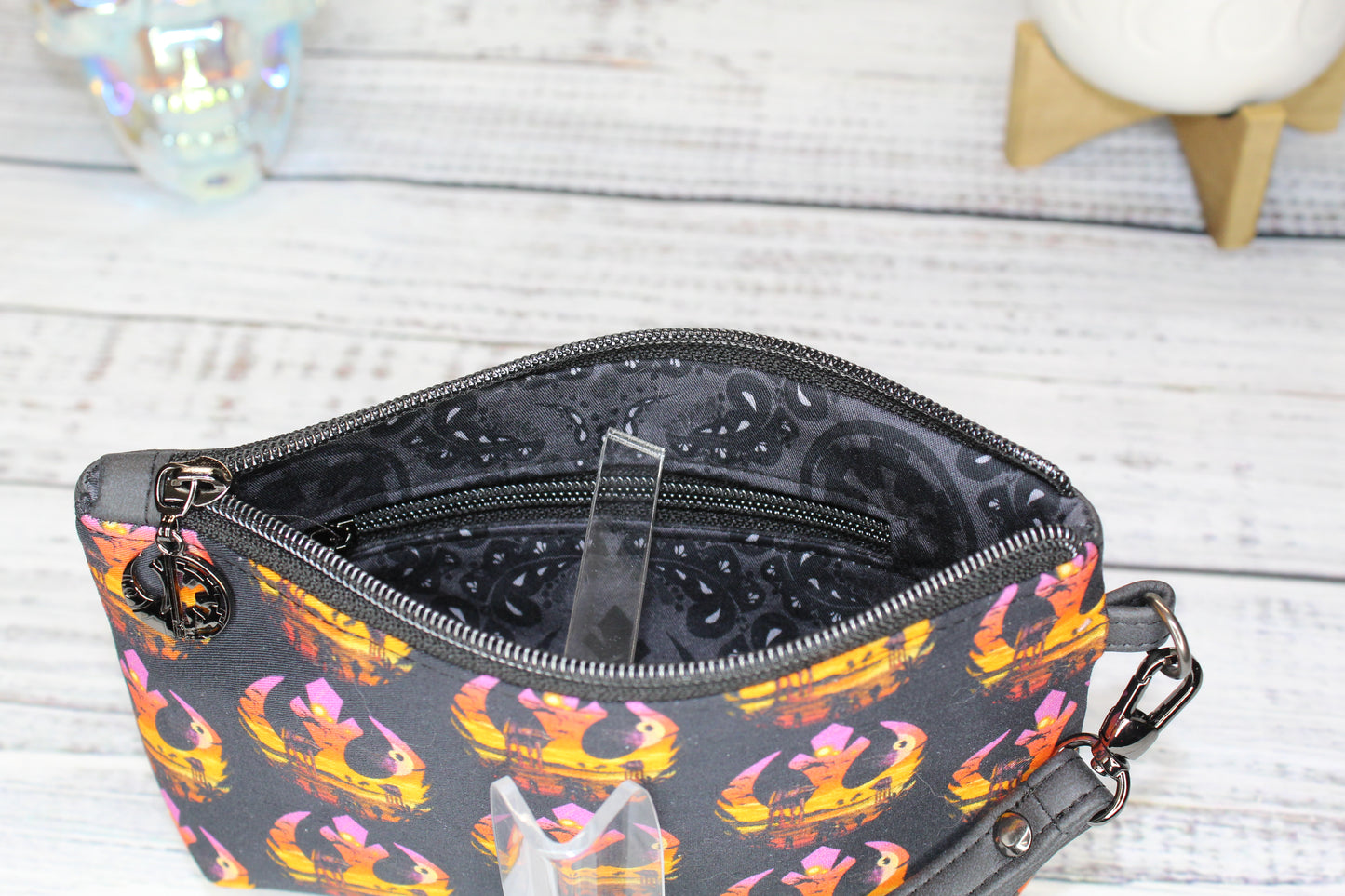 Rebel sunset Wristlet