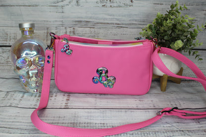 Pink Doll Crossbody Bag