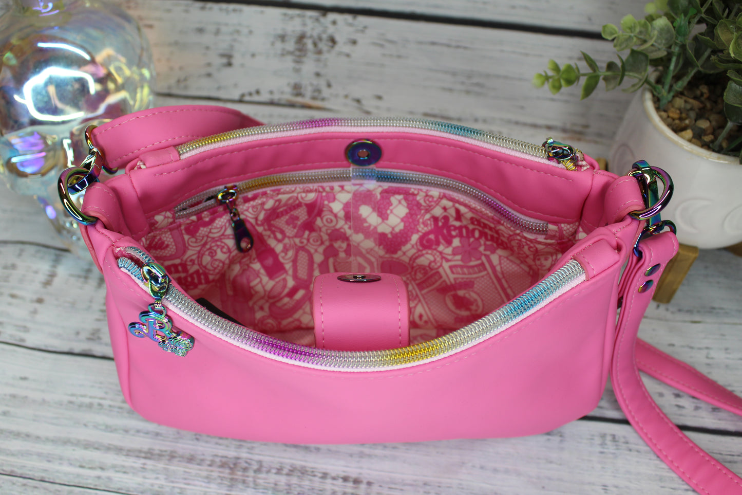 Pink Doll Crossbody Bag