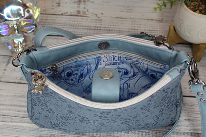 Blue Alien Crossbody Bag