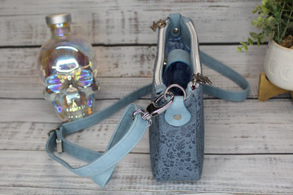 Blue Alien Crossbody Bag