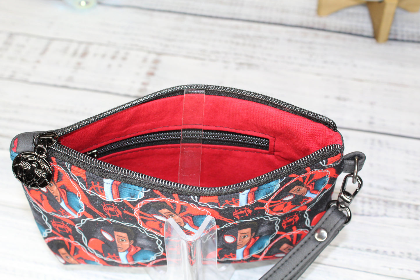 Web Hero (Red) Wristlet