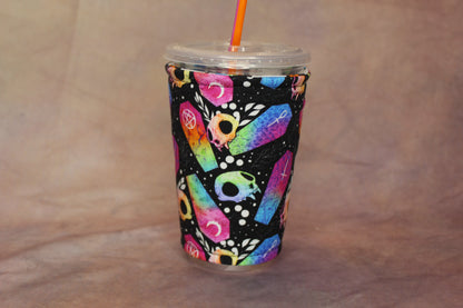 Neon Spooky Reversible Cup Sleeve