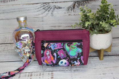 Skeleton and Friends Wristlet