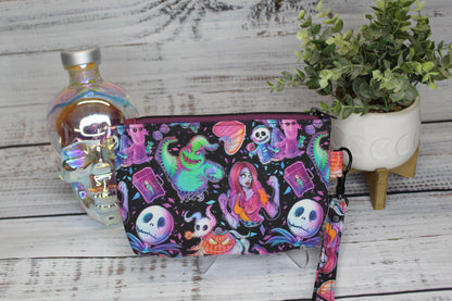 Skeleton and Friends Wristlet