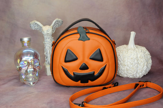 Pumpkin Bowler Bag