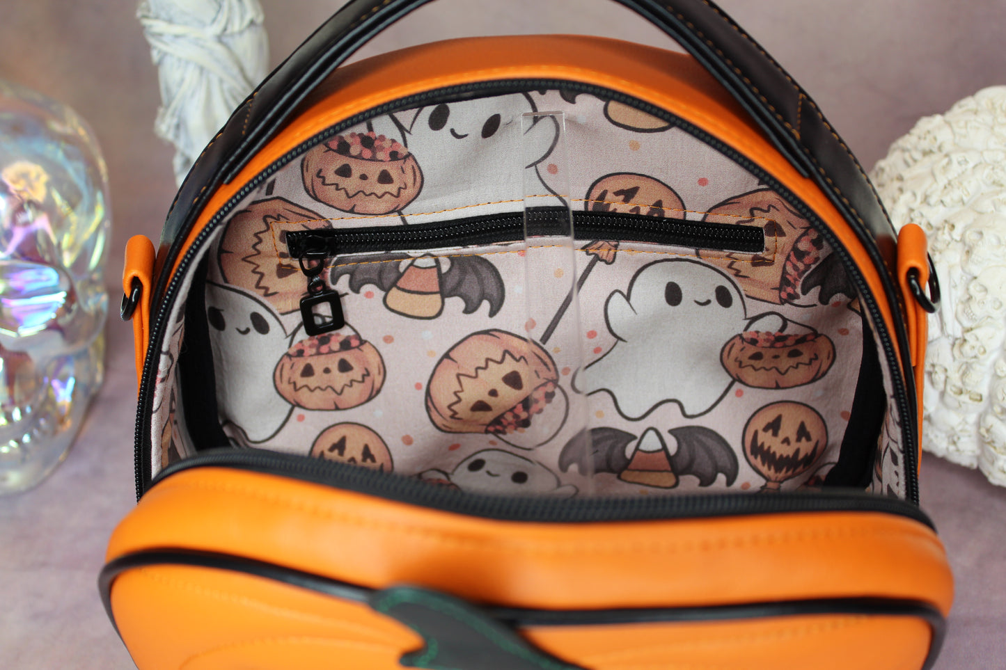 Pumpkin Bowler Bag