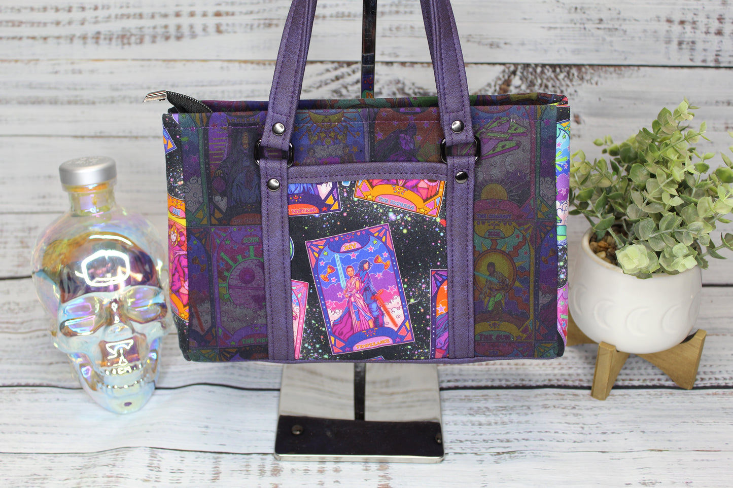 Space Hero Purple Handbag