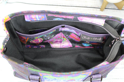 Space Hero Purple Handbag