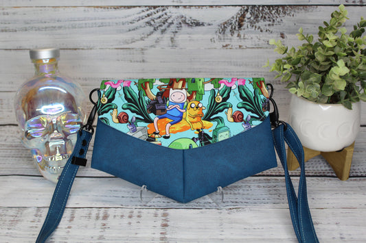 Time for Adventure (blue) Crossbody Bag