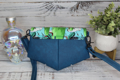 Time for Adventure (blue) Crossbody Bag