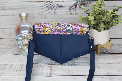 Blue Dog Crossbody Bag