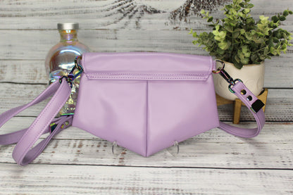 Lavender Soot Monster Crossbody Bag