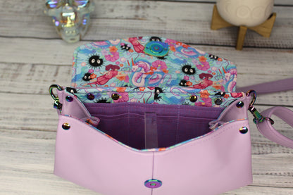 Lavender Soot Monster Crossbody Bag