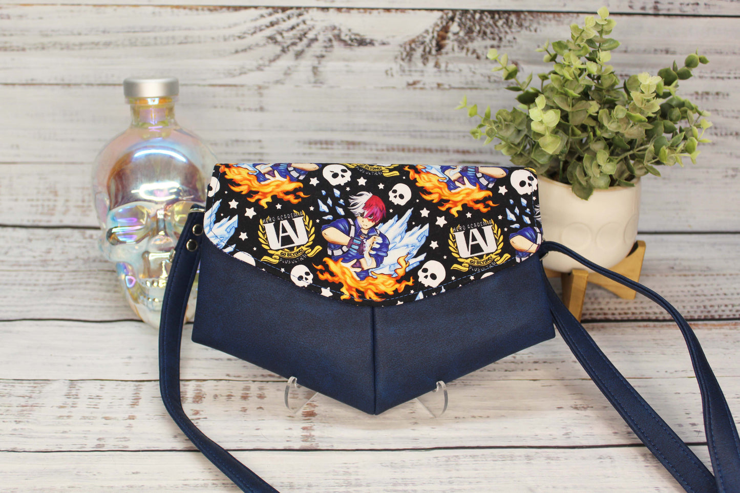 Fire & Ice Anime Boy Crossbody Bag