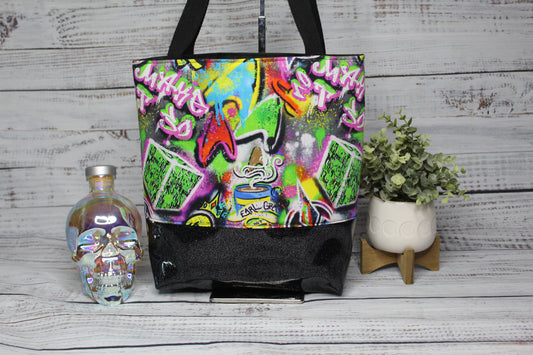 Space Graffiti Tote Bag