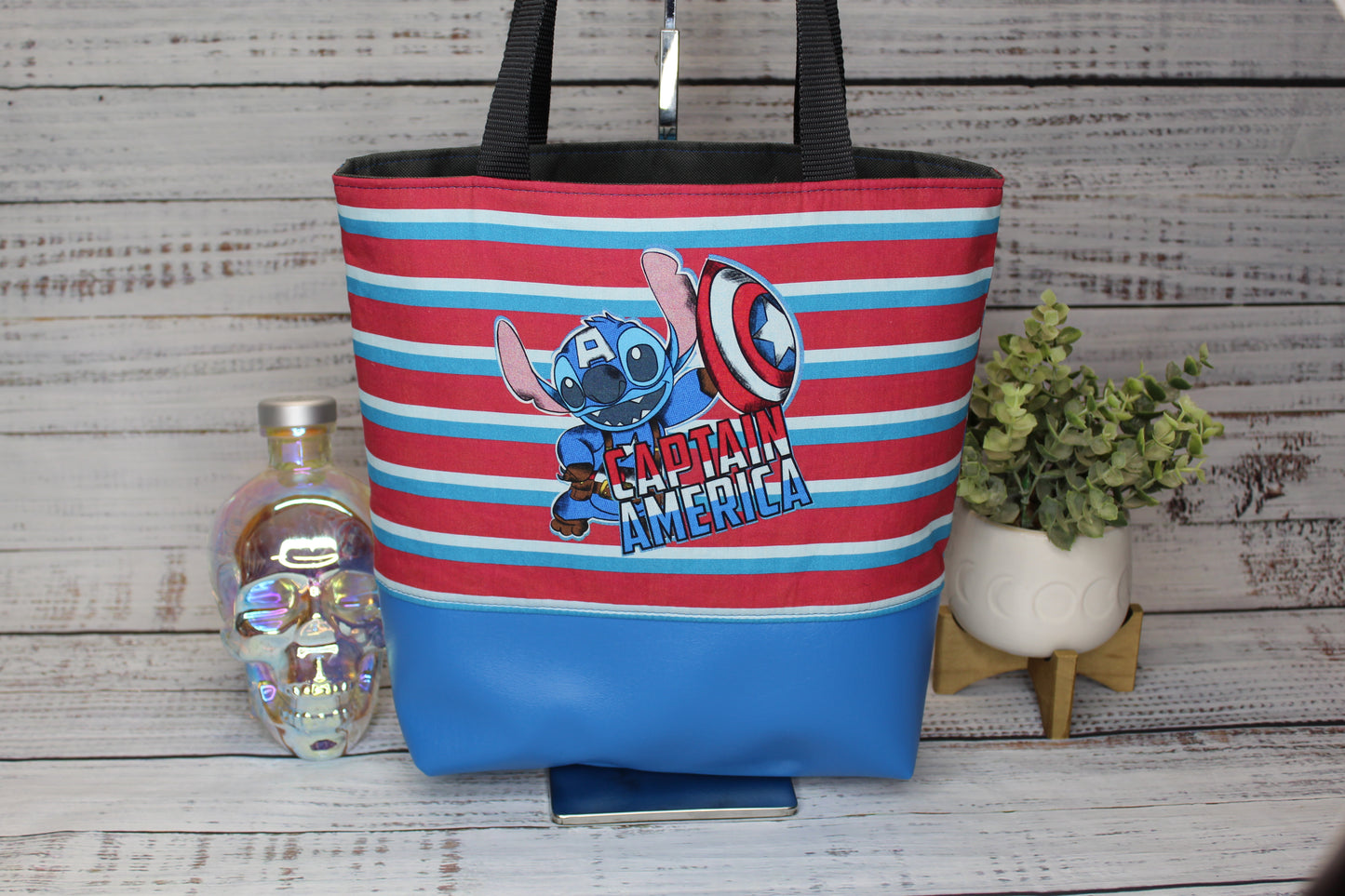 Patriotic Alien Tote Bag