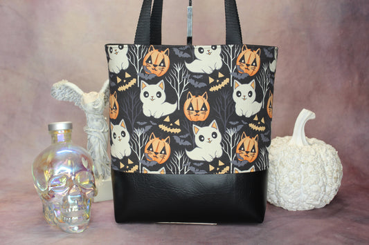 Halloween Kitty Tote Bag