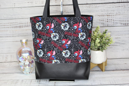 Web Hero Alien Mashup Tote Bag