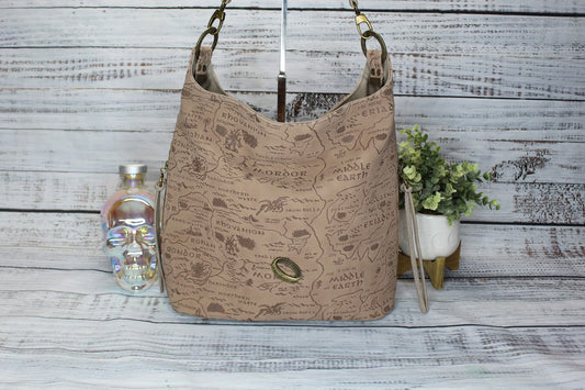 Map Slouch Bag