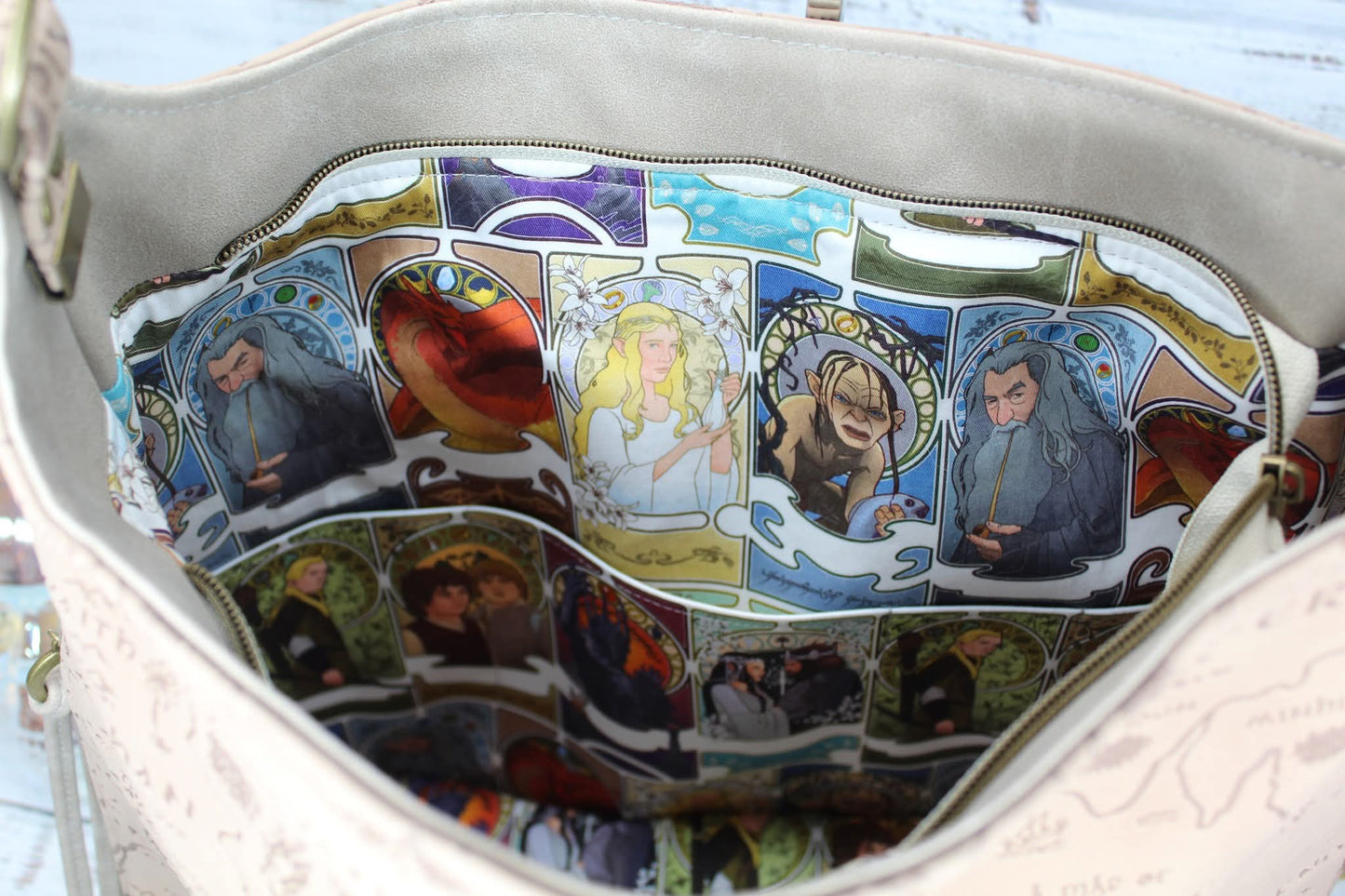 Map Slouch Bag
