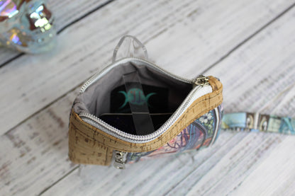 Mini Zip Wristlet - Art Nouveau